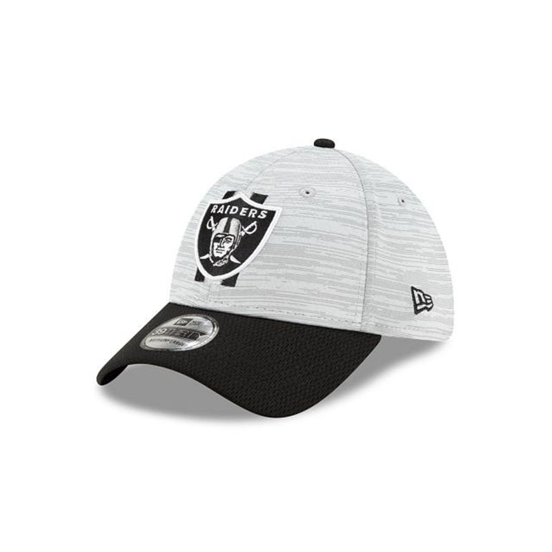 NFL Las Vegas Raiders Official Training 39Thirty Stretch Fit (FDC1966) - Black New Era Caps